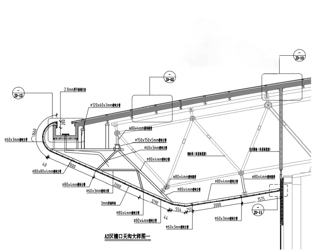 濟南遙墻機場北指廊的屋面設計(圖4)